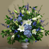 Blue & White Sympathy (shown at $165.00)